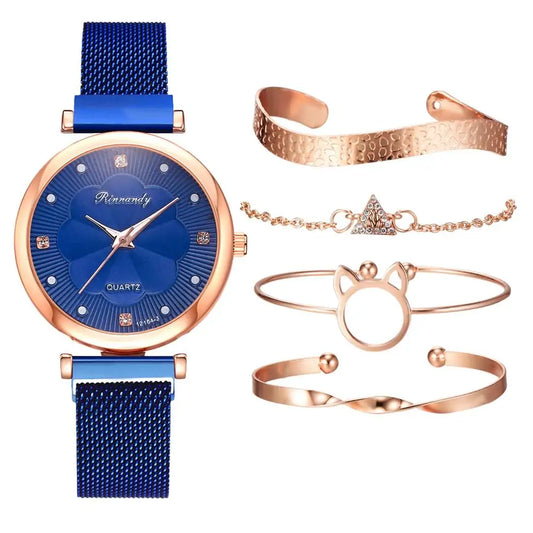 Luxury Magnet Watch Bracelet Set